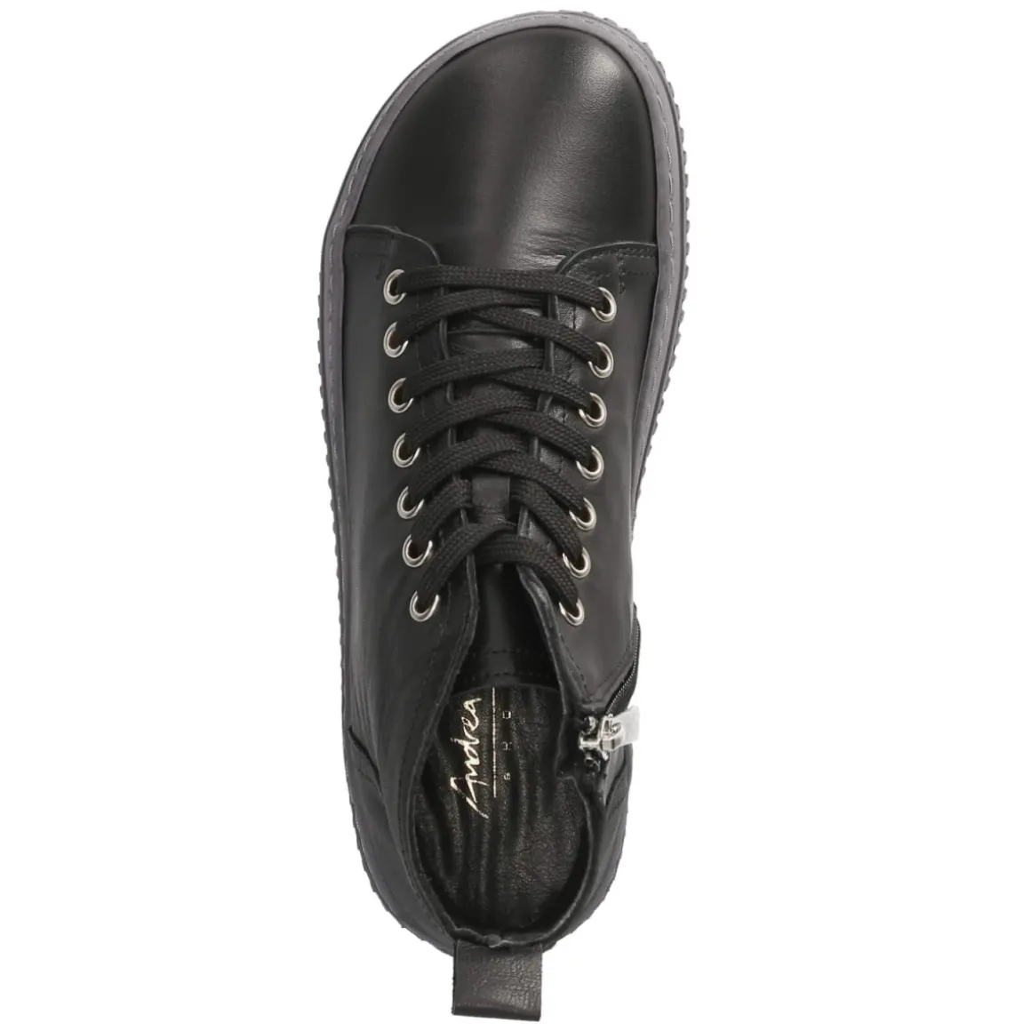 Schnürstiefeletten - schwarz/schiefer