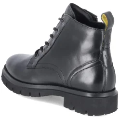 Schnürstiefeletten - schwarz