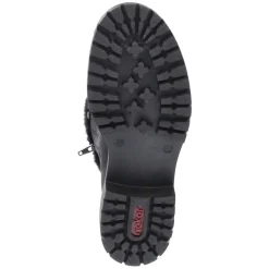 Schnürstiefeletten - schwarz