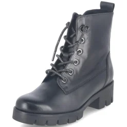 Schnürstiefeletten - schwarz(Se.Strass)