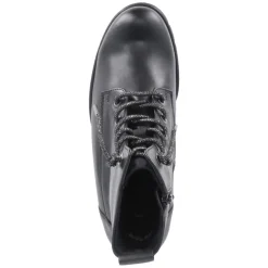 Schnürstiefeletten - schwarz(Se.Strass)