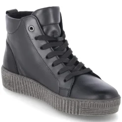 Schnürstiefeletten - schwarz (anthrazit)