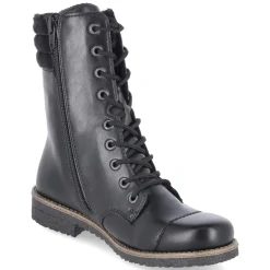 Schnürstiefeletten - schwarz/schwarz