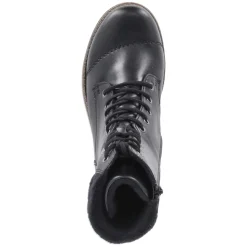 Schnürstiefeletten - schwarz/schwarz