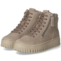 Schnürstiefeletten - Taupe