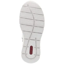 Schnürstiefeletten - weiss