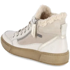 Schnürstiefeletten - weiss kombi