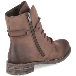 Schnüstiefeletten - braun