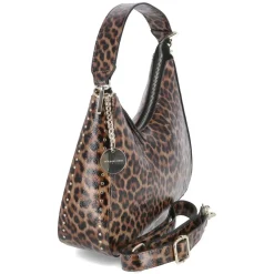 Schultertasche - black/cognac
