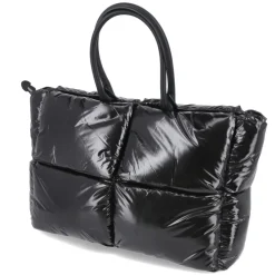 Shopper VARSITY MAY - black