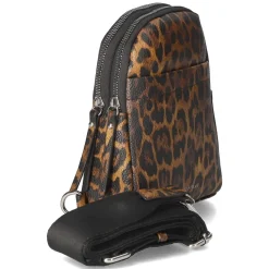 Shoulder Bag - black/cognac