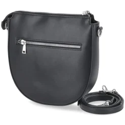 Shoulderbag giro borchia - black