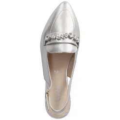 Slingballerinas - silber (Kristall)