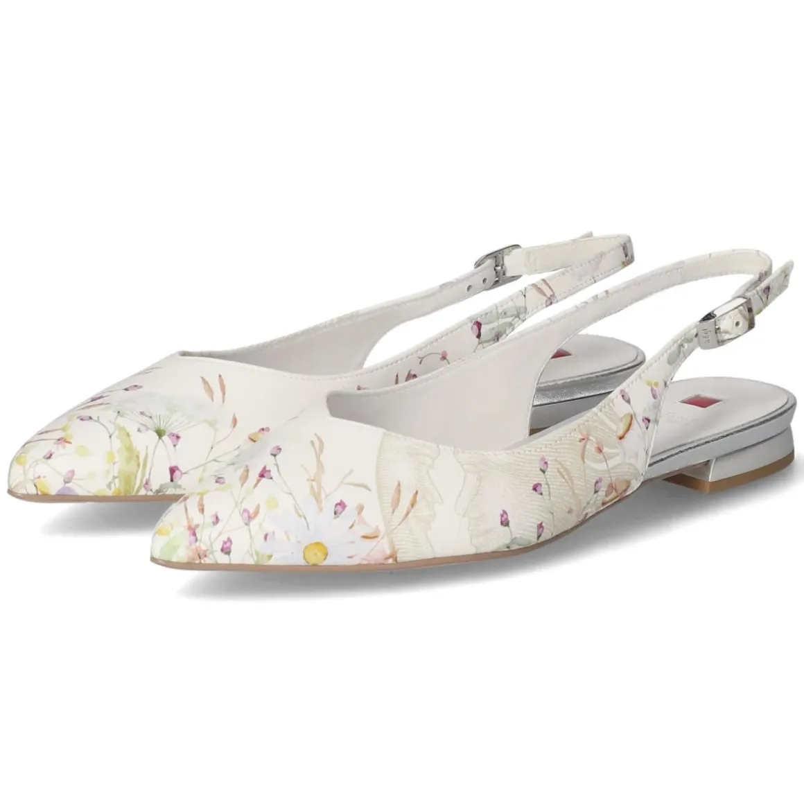 Slingballerinas - weiss/multi