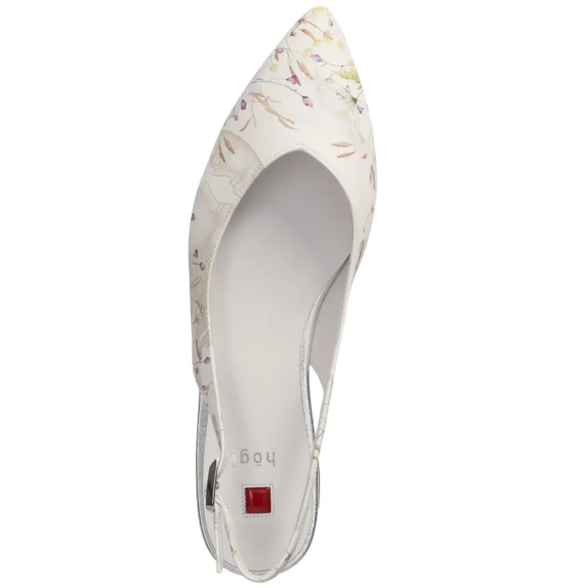 Slingballerinas - weiss/multi