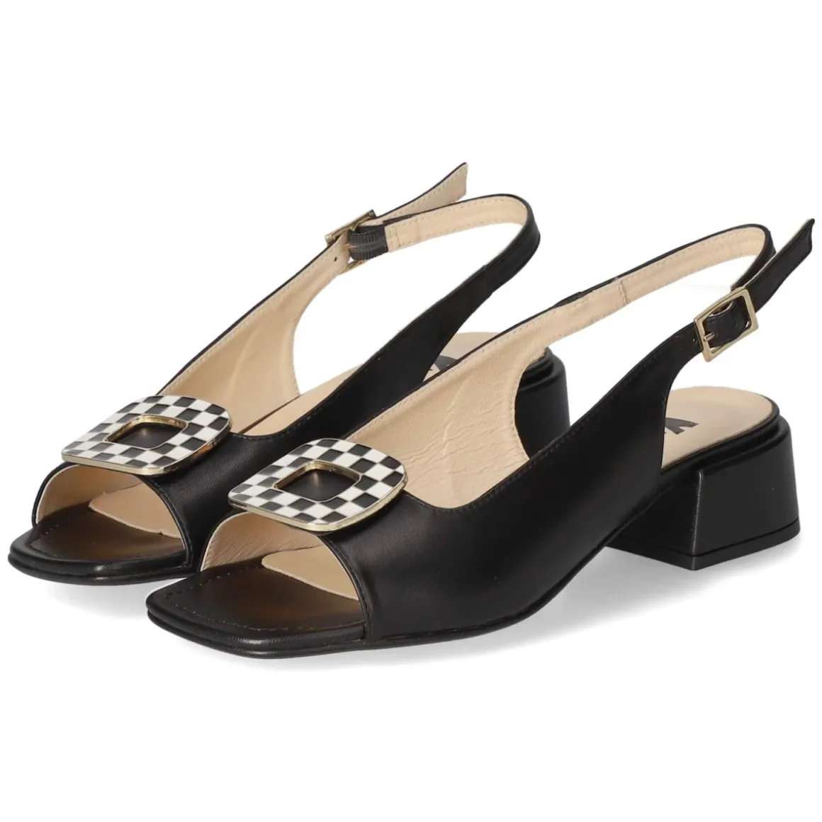 Slingsandaletten - schwarz