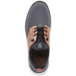 Slipper - dark grey / cognac