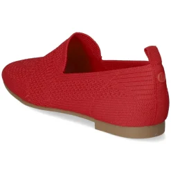 Slipper - red knitted