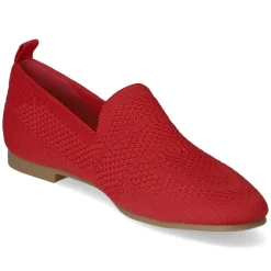 Slipper - red knitted