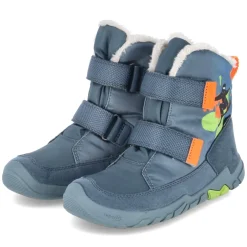 Snowboots TRACE - blau/orange