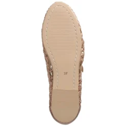 Spangenballerinas - champagne