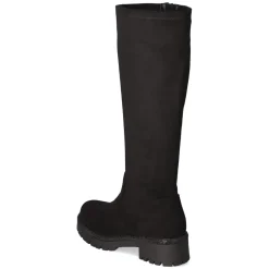 Stiefel - Black micro/ stones