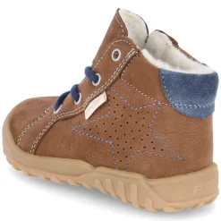 Stiefeletten DENNY - curry/blau