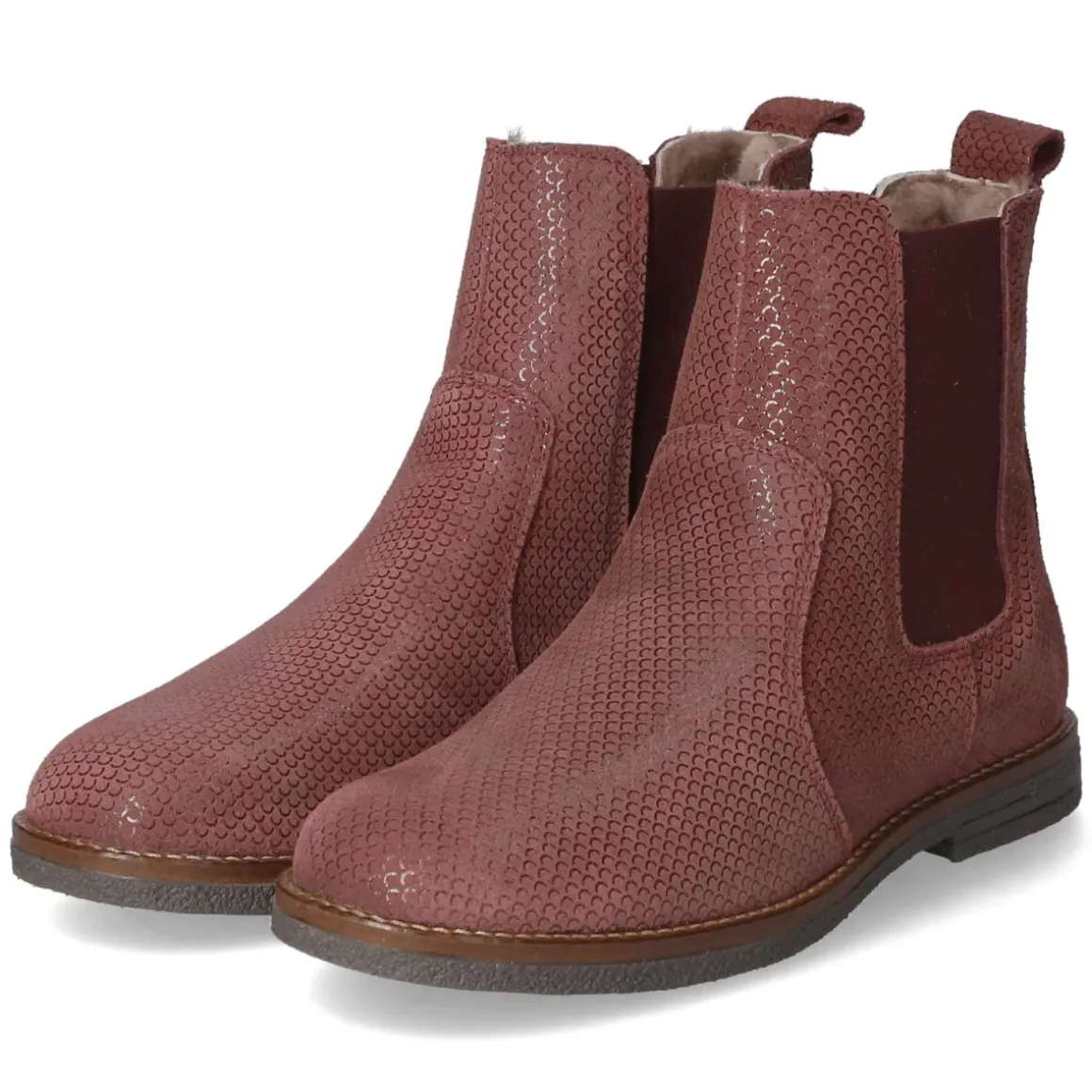 Stiefeletten MADIA LAMB - blackberry