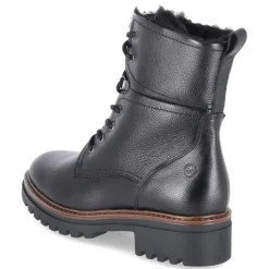 Winterschnürstiefeletten - BLACK LEATHER