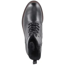 Winterschnürstiefeletten - BLACK LEATHER