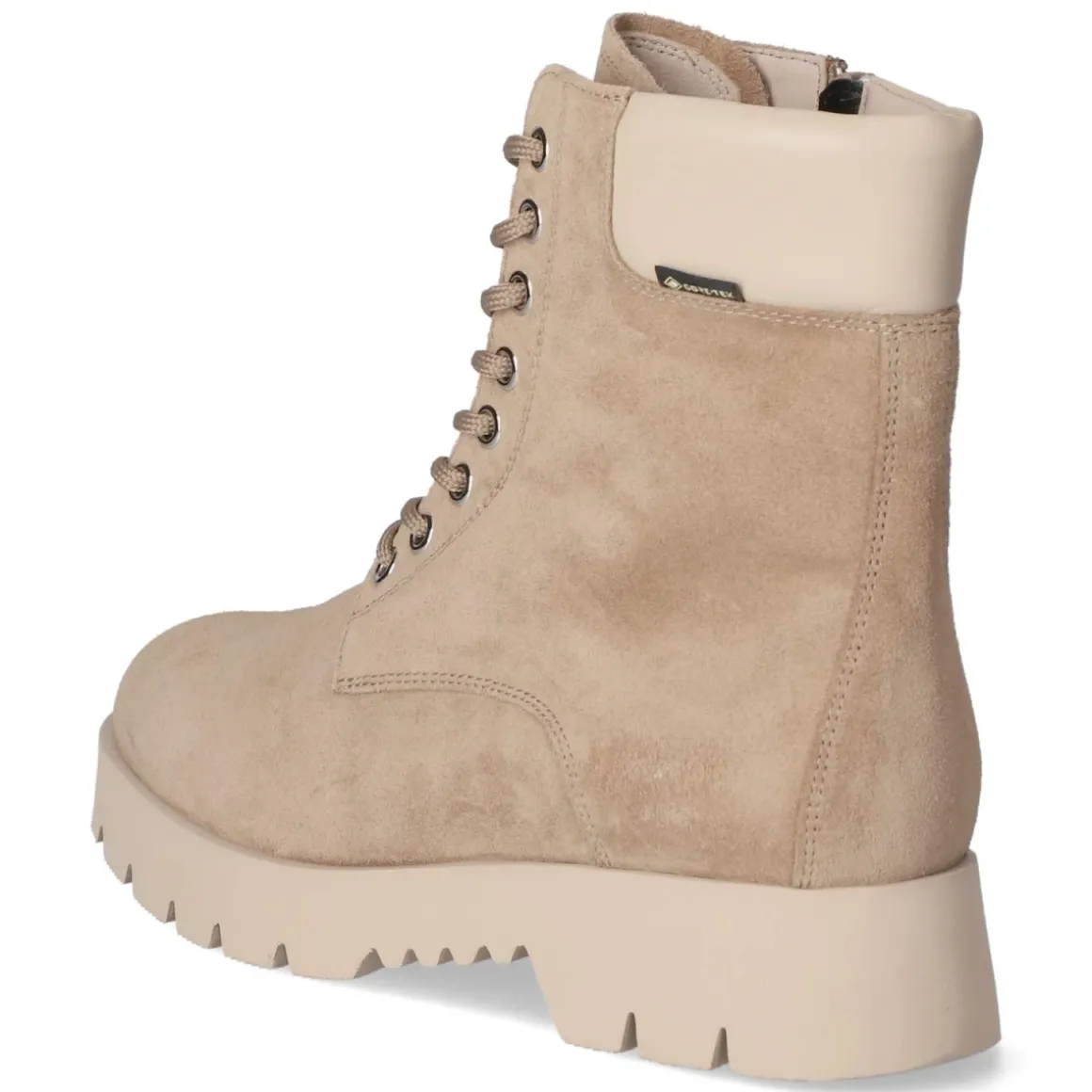 Winterschnürstiefeletten - Taupe