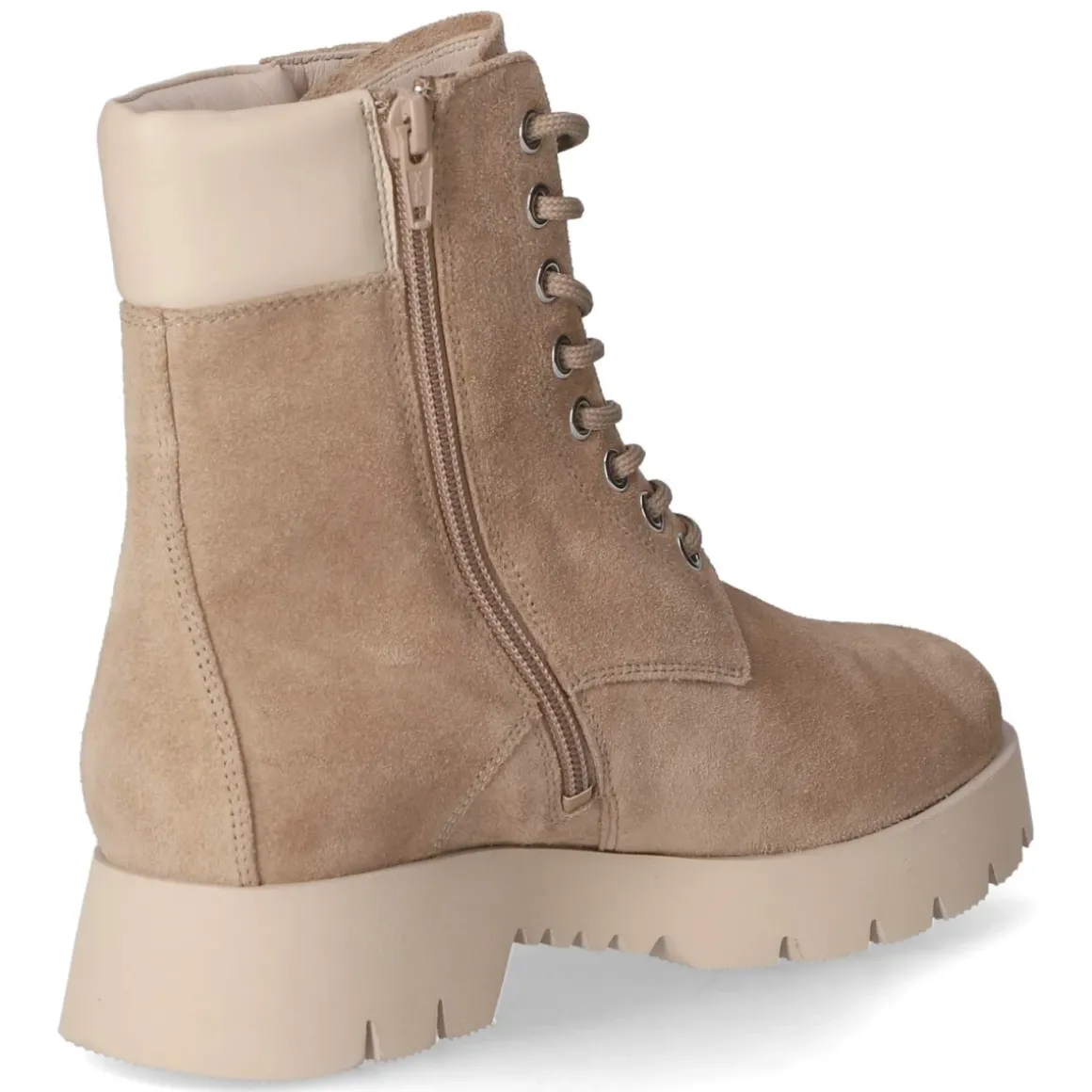 Winterschnürstiefeletten - Taupe