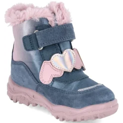 Winterstiefeletten HUSKY - blau/rosa