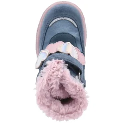 Winterstiefeletten HUSKY - blau/rosa