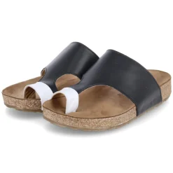 Zehentrenner ANKA - schwarz/weiß